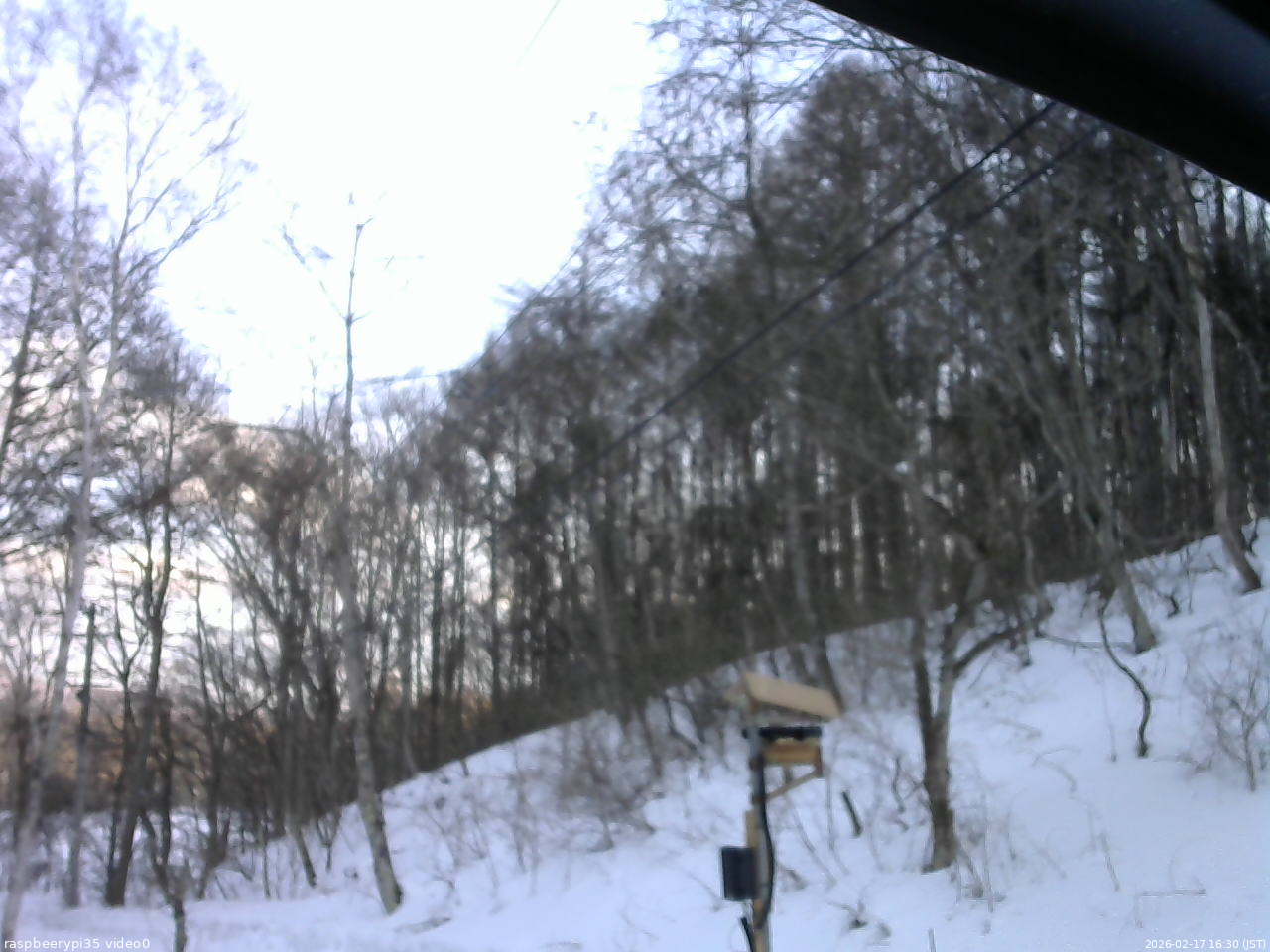 長野県菅平高原 ゆたか山荘 温度計 2026/02/17 16:30