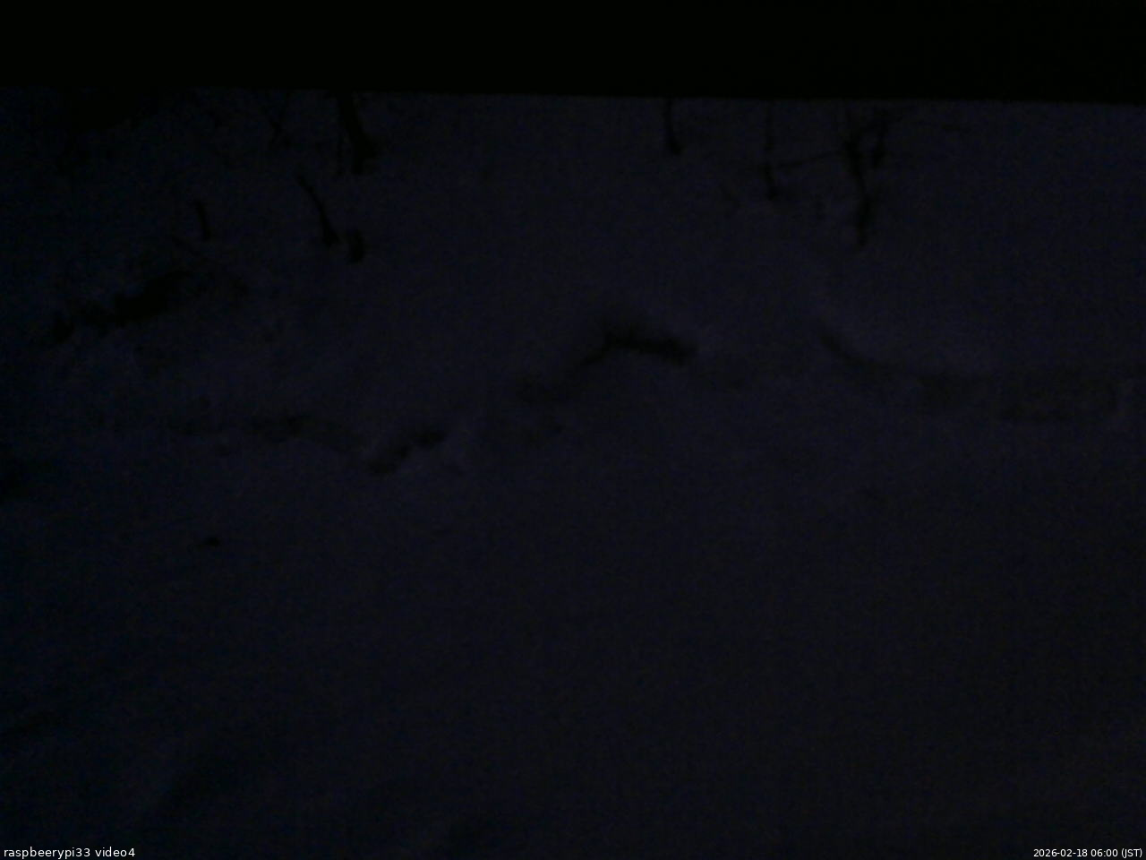 長野県菅平高原 ゆたか山荘 東側(坂下) 2026/02/18 06:00