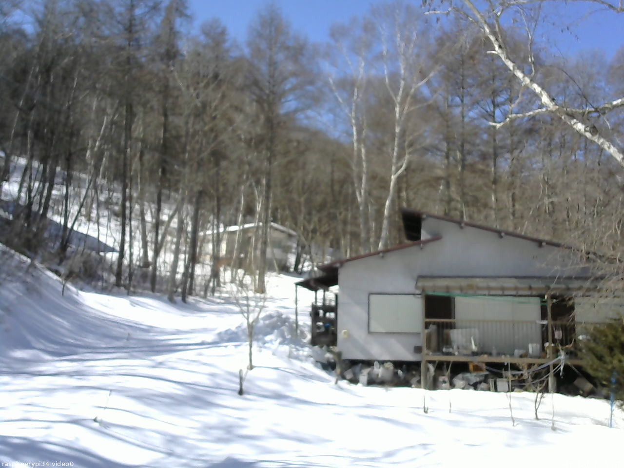 長野県菅平高原 ゆたか山荘 西側(坂上) 2026/02/18 11:45