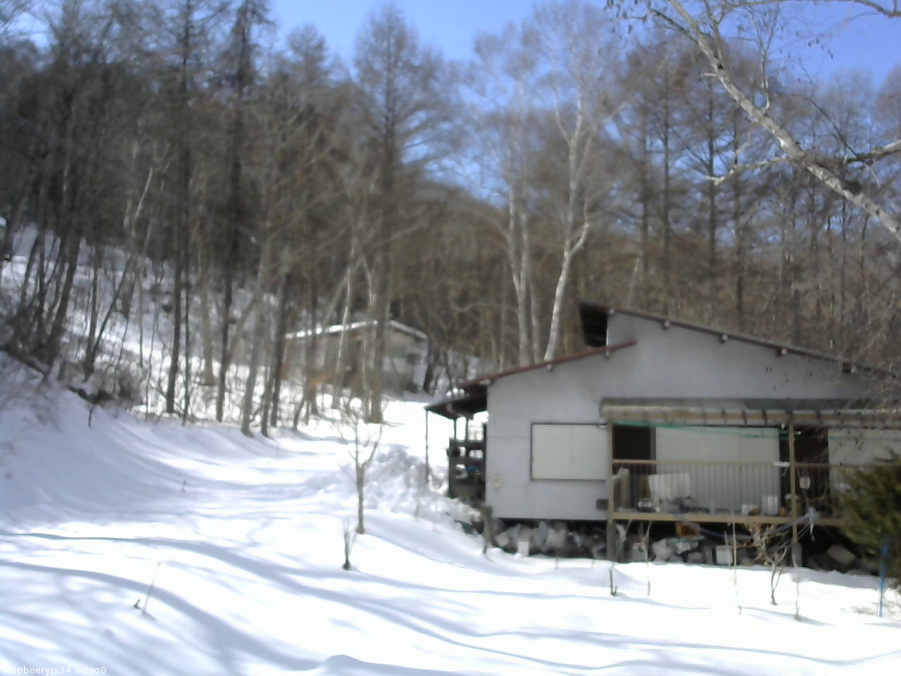 長野県菅平高原 ゆたか山荘 西側(坂上) 2026/02/18 13:15