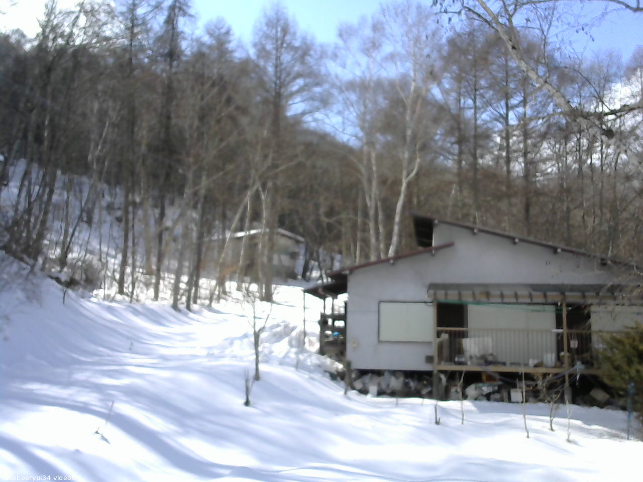長野県菅平高原 ゆたか山荘 西側(坂上) 2026/02/18 13:45