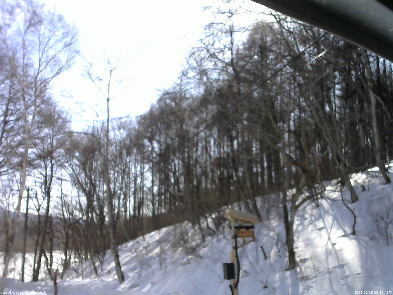 長野県菅平高原 ゆたか山荘 温度計 2026/02/18 09:30