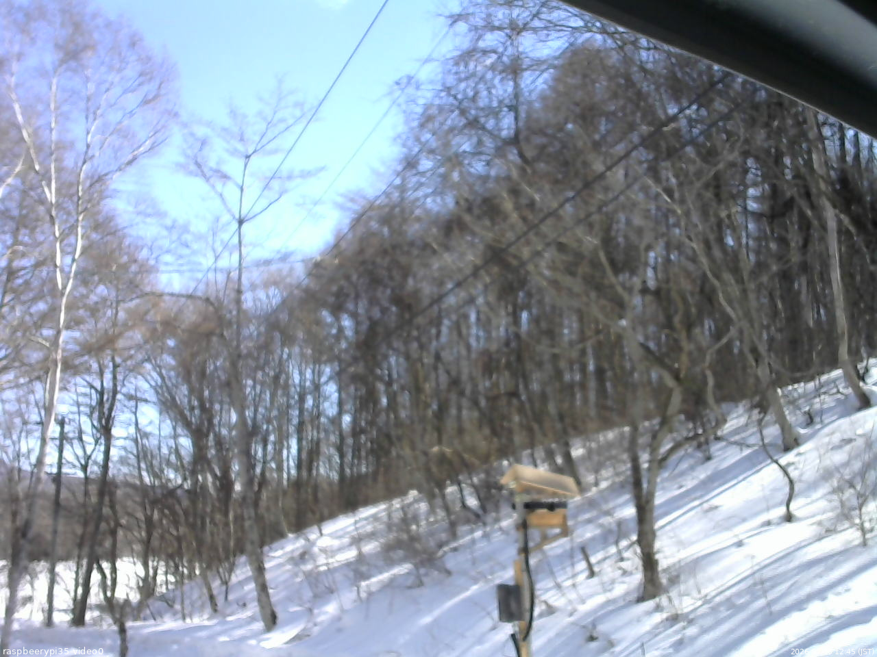 長野県菅平高原 ゆたか山荘 温度計 2026/02/18 12:45