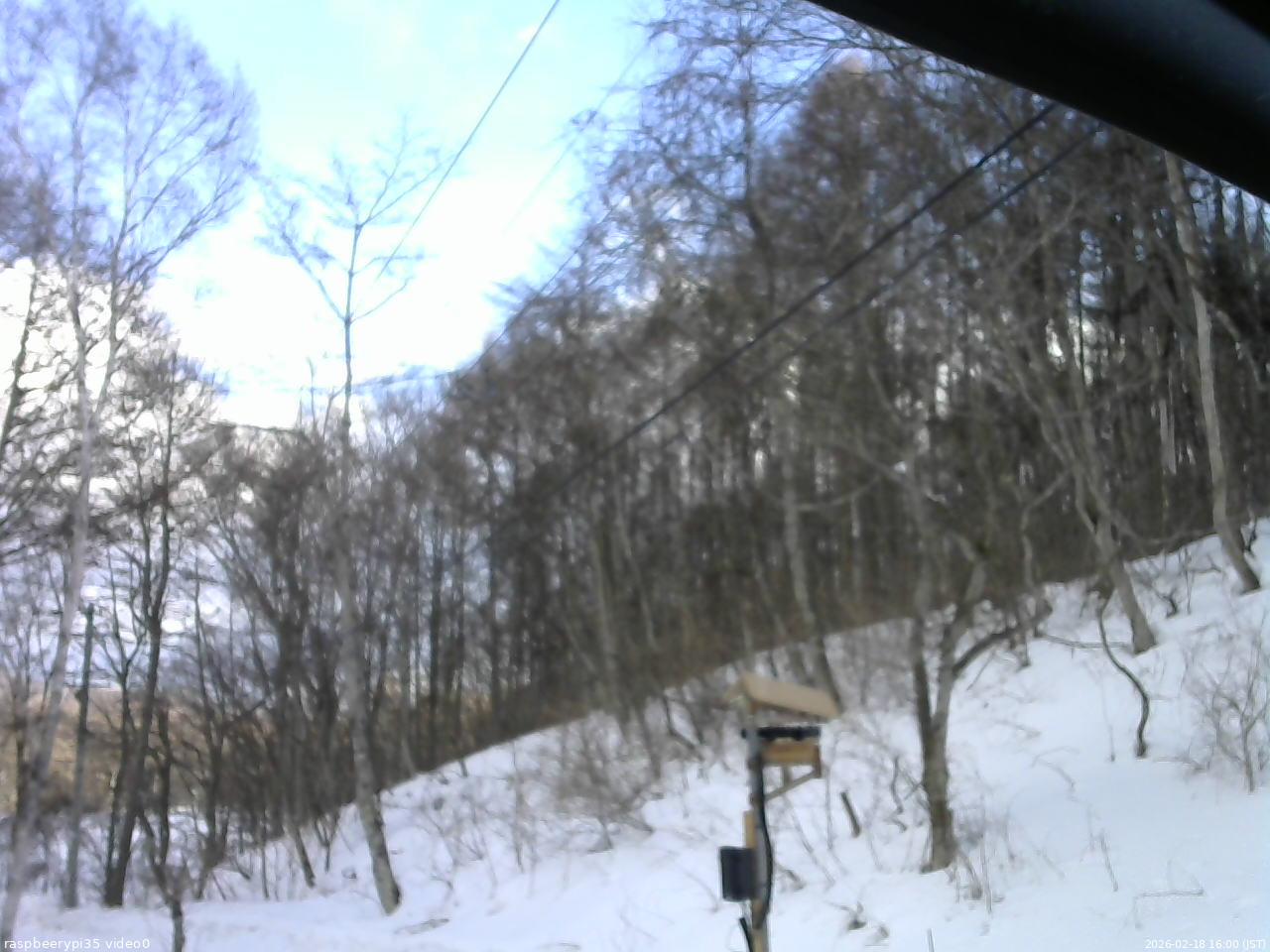 長野県菅平高原 ゆたか山荘 温度計 2026/02/18 16:00