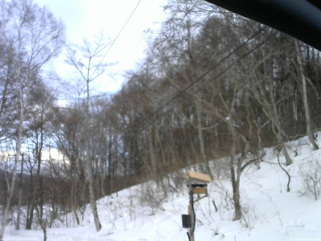 長野県菅平高原 ゆたか山荘 温度計 2026/02/18 16:45