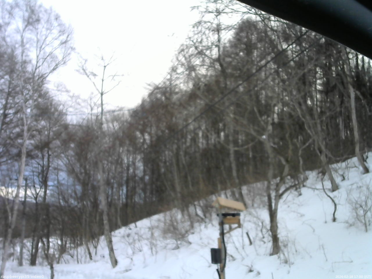 長野県菅平高原 ゆたか山荘 温度計 2026/02/18 17:00