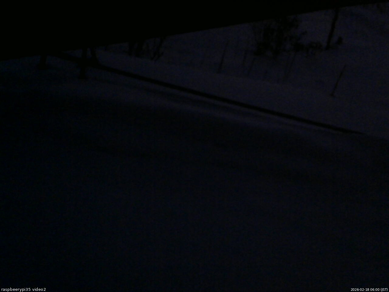 長野県菅平高原 ゆたか山荘 駐車場 2026/02/18 06:00