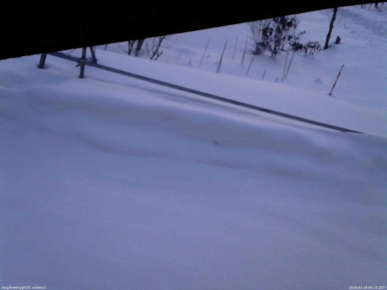 長野県菅平高原 ゆたか山荘 駐車場 2026/02/18 06:15