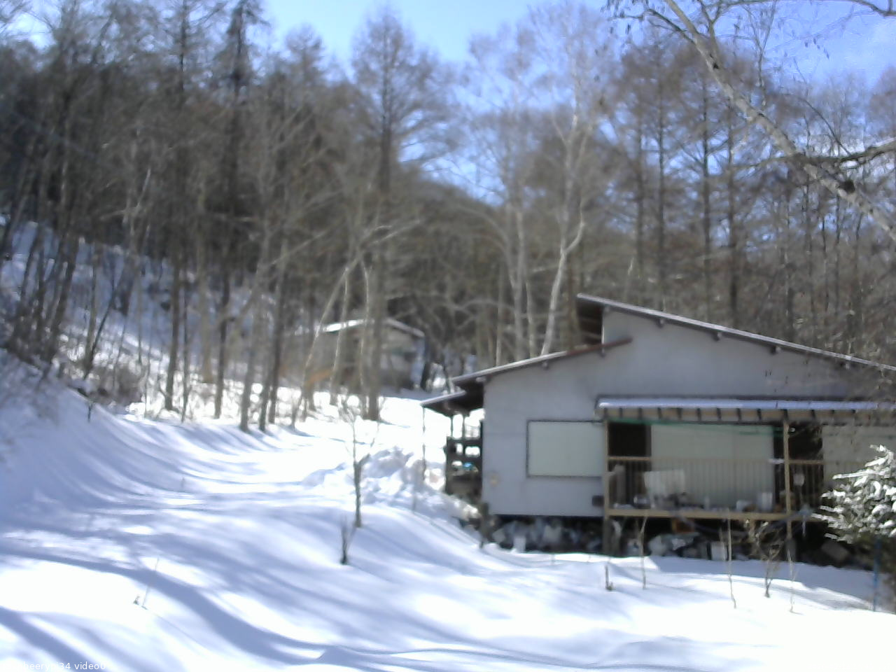 長野県菅平高原 ゆたか山荘 西側(坂上) 2026/02/19 13:45