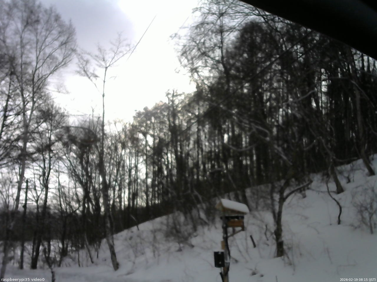 長野県菅平高原 ゆたか山荘 温度計 2026/02/19 08:15