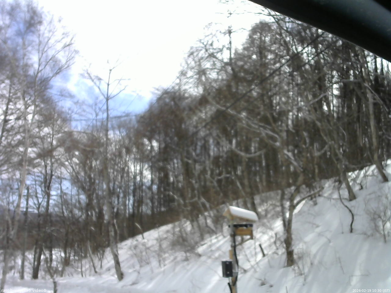 長野県菅平高原 ゆたか山荘 温度計 2026/02/19 10:30