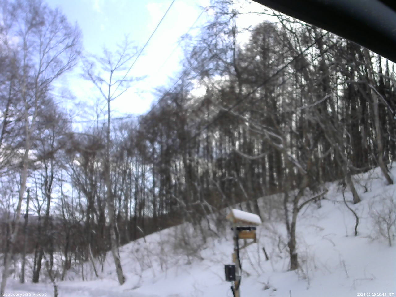 長野県菅平高原 ゆたか山荘 温度計 2026/02/19 10:45