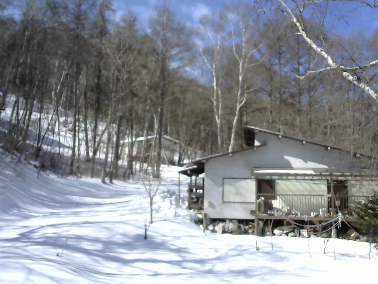 長野県菅平高原 ゆたか山荘 西側(坂上) 2026/02/20 10:45