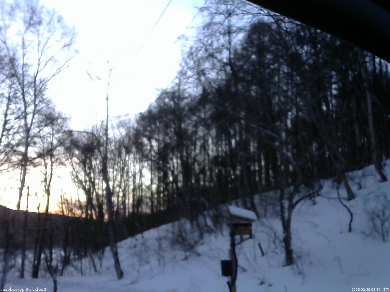 長野県菅平高原 ゆたか山荘 温度計 2026/02/20 06:30
