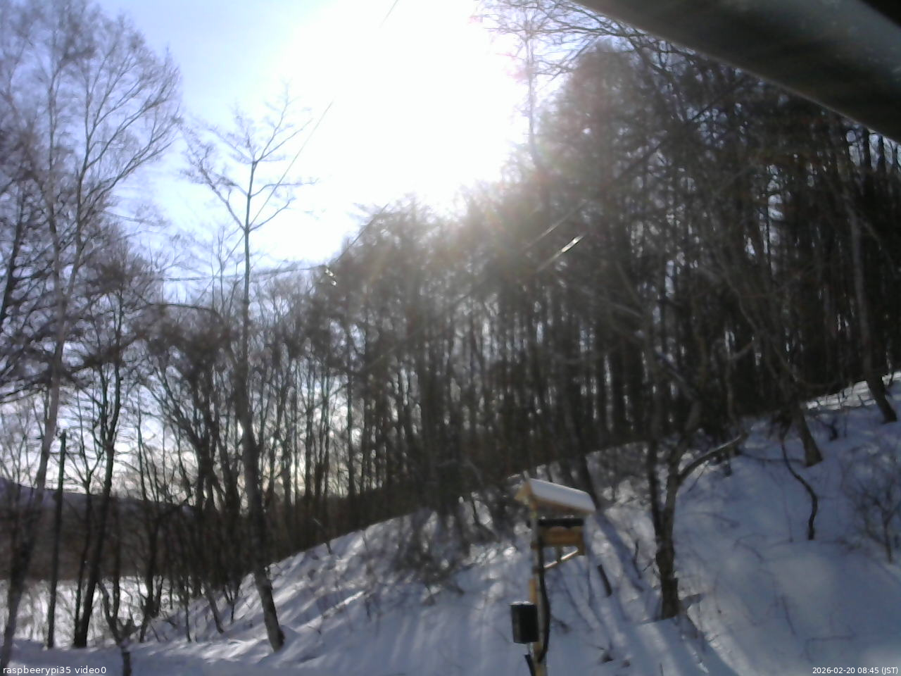 長野県菅平高原 ゆたか山荘 温度計 2026/02/20 08:45