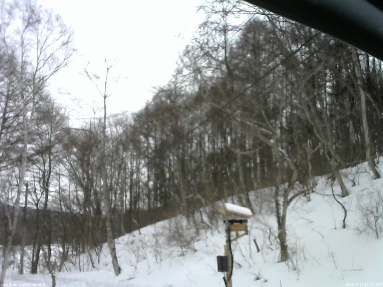 長野県菅平高原 ゆたか山荘 温度計 2026/02/20 12:00