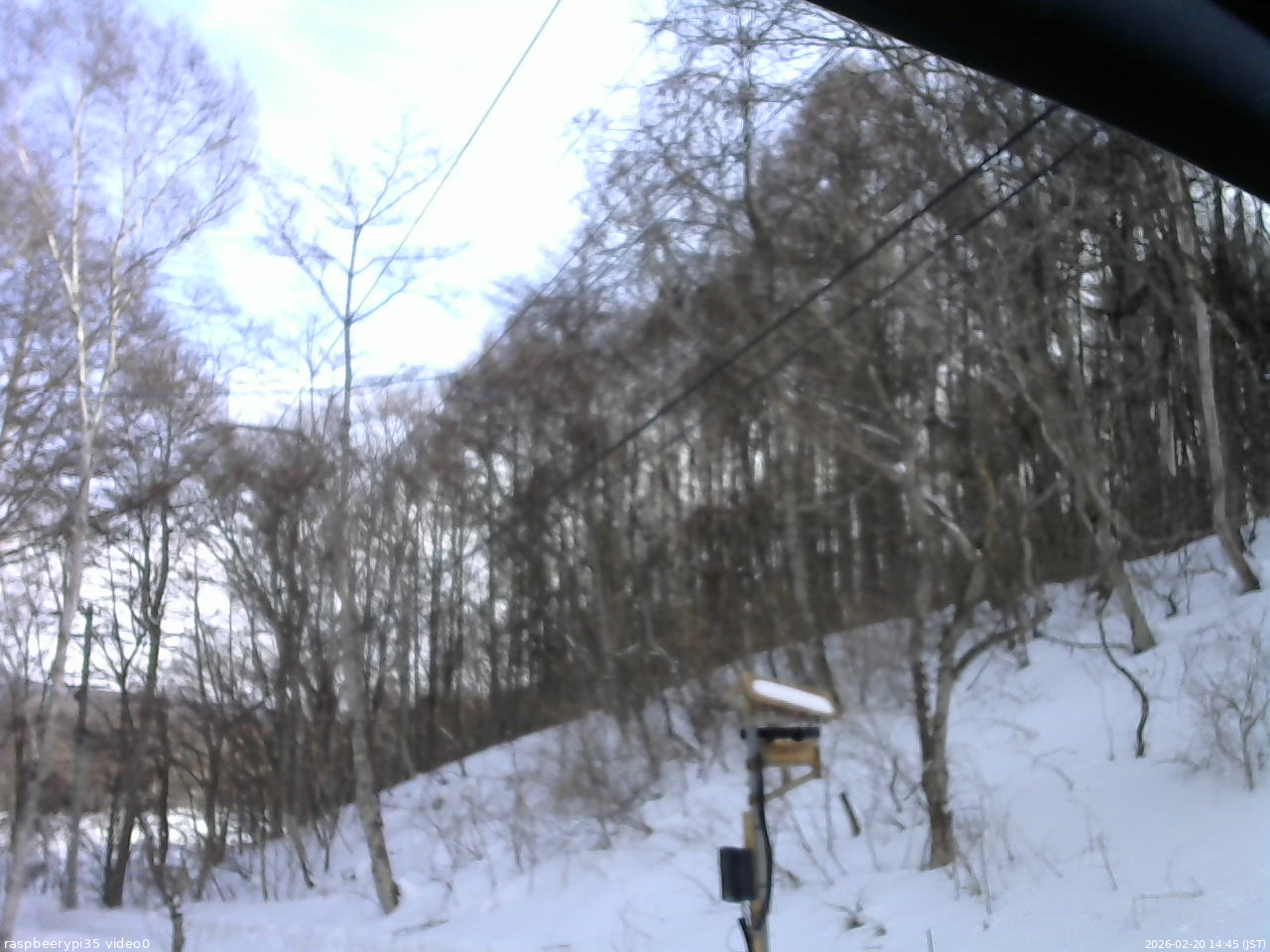 長野県菅平高原 ゆたか山荘 温度計 2026/02/20 14:45