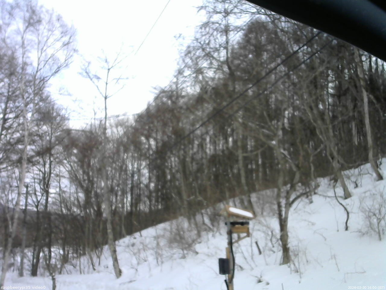 長野県菅平高原 ゆたか山荘 温度計 2026/02/20 16:00
