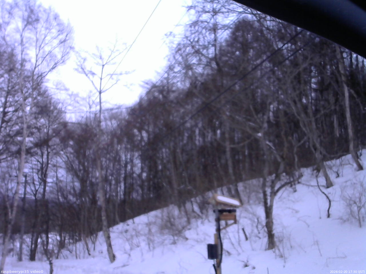 長野県菅平高原 ゆたか山荘 温度計 2026/02/20 17:30