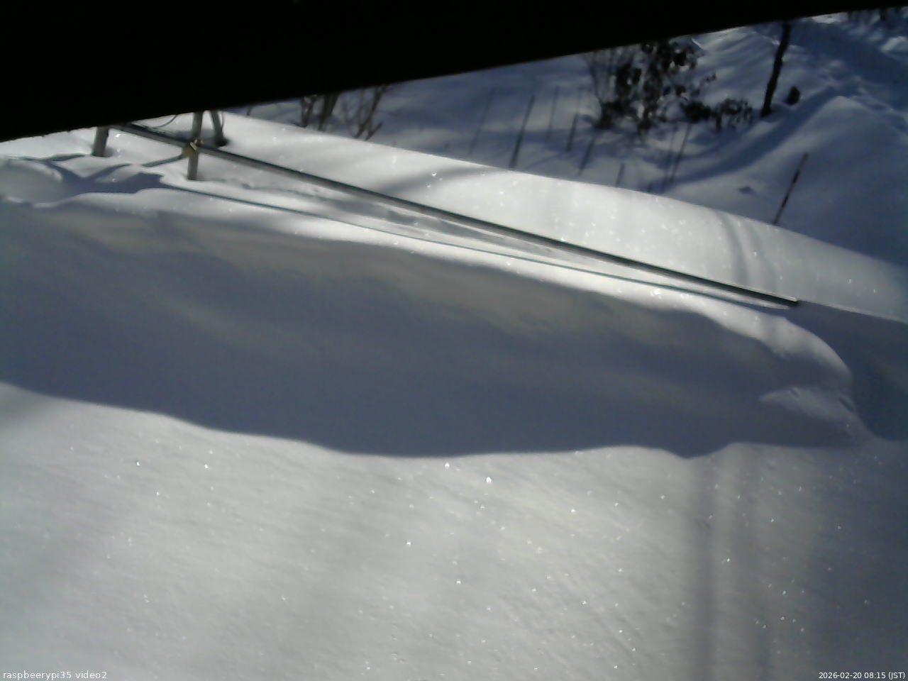 長野県菅平高原 ゆたか山荘 駐車場 2026/02/20 08:15