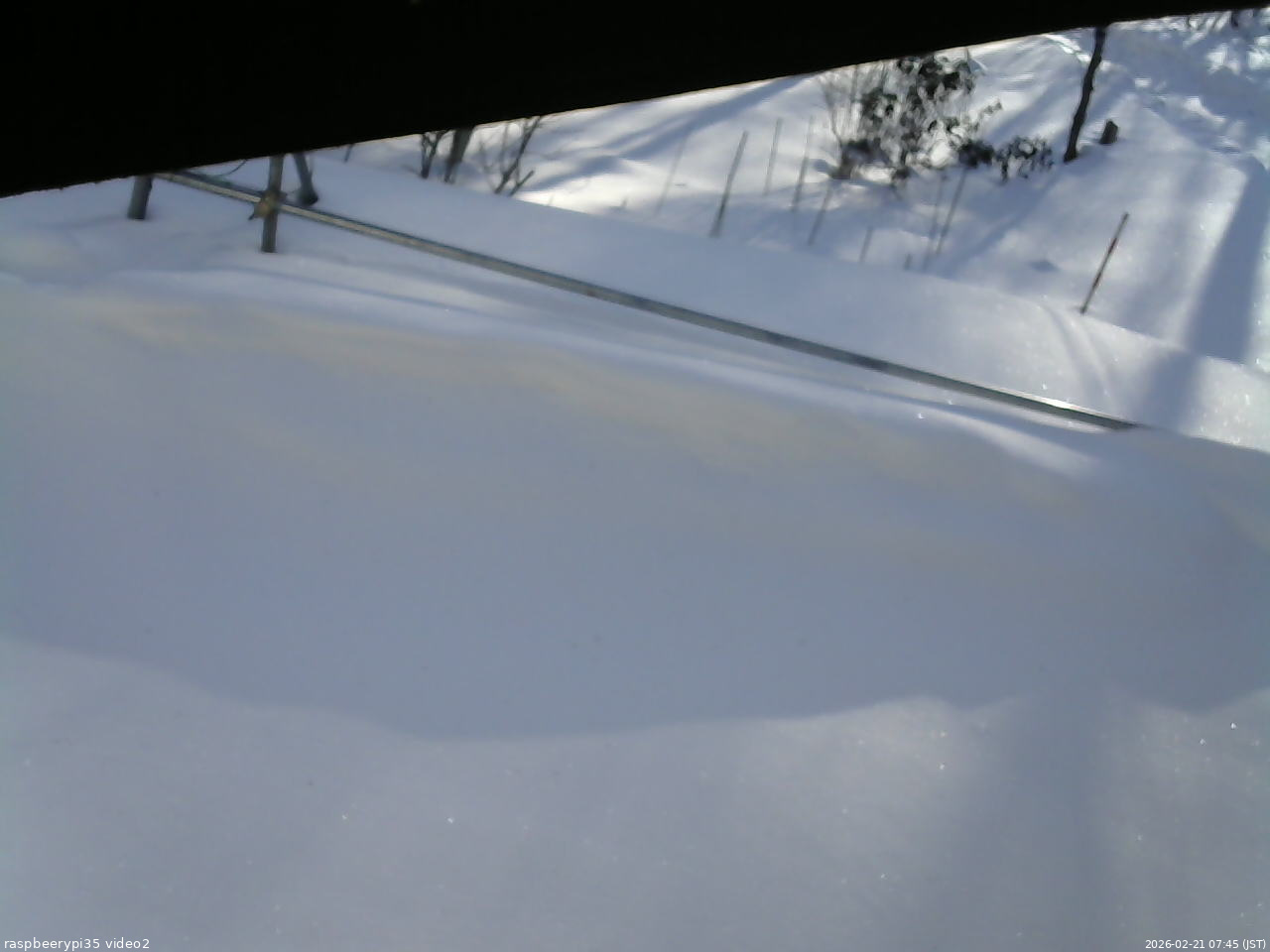 長野県菅平高原 ゆたか山荘 駐車場 2026/02/21 07:45