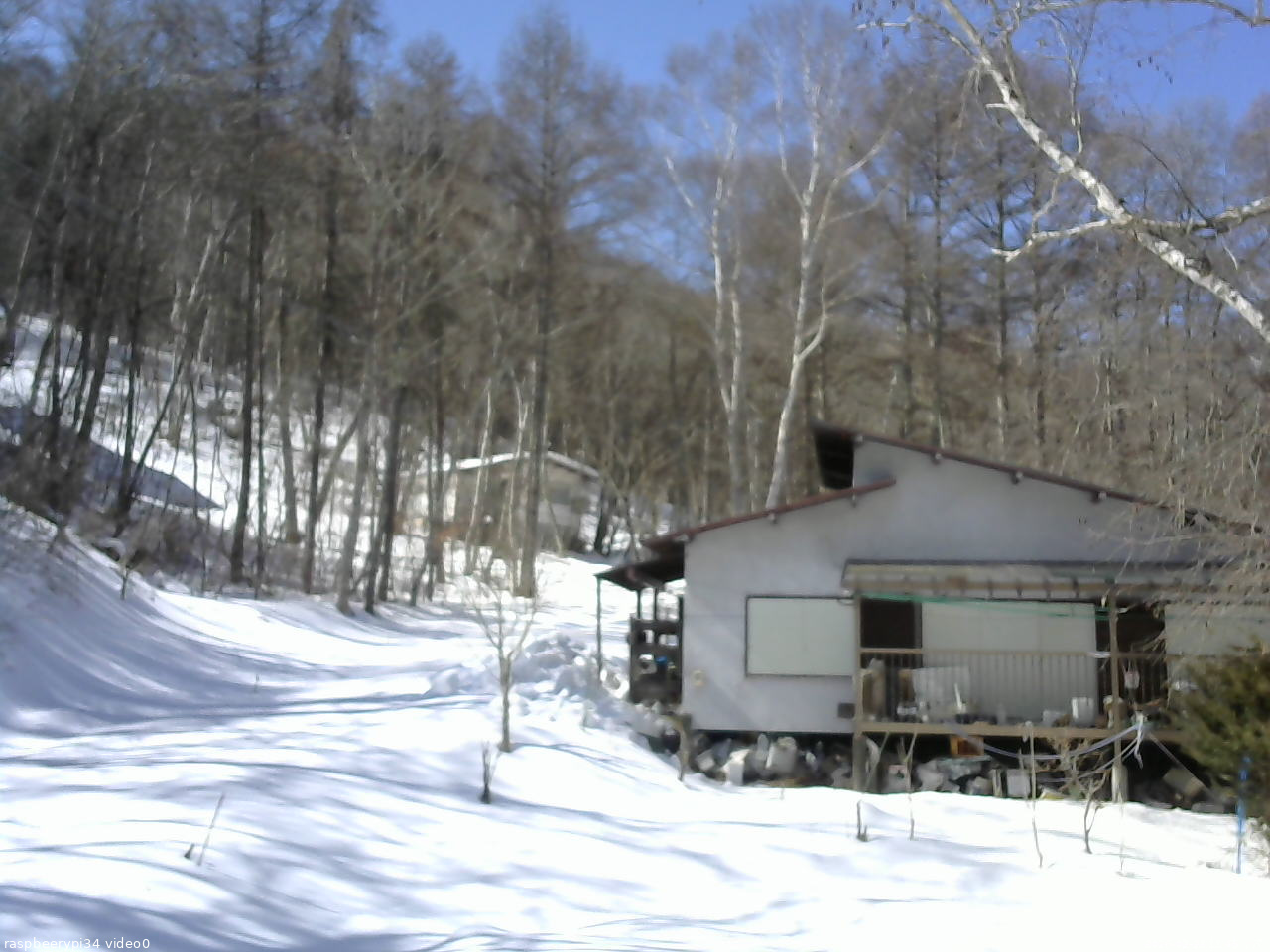 長野県菅平高原 ゆたか山荘 西側(坂上) 2026/02/22 11:45