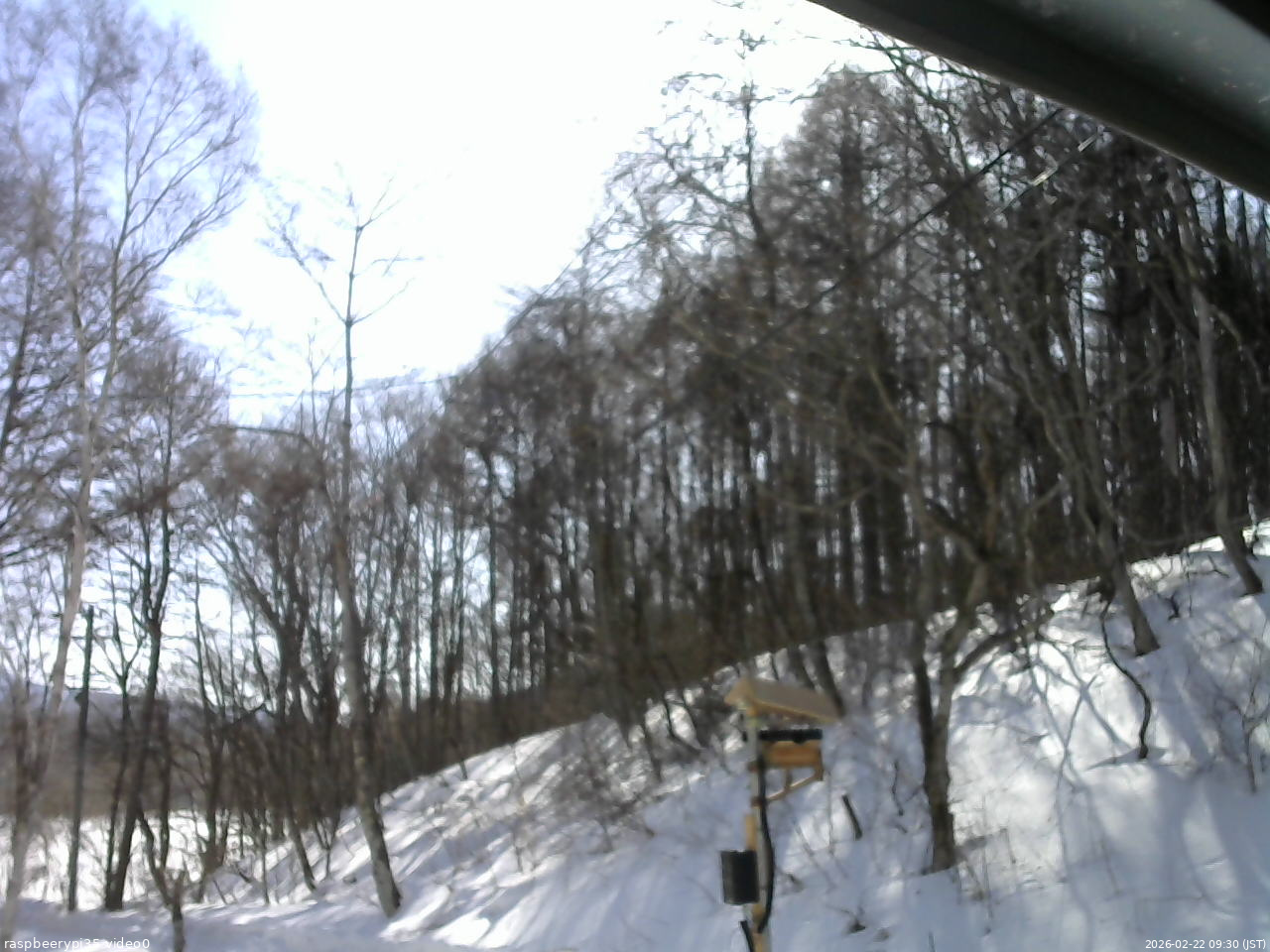 長野県菅平高原 ゆたか山荘 温度計 2026/02/22 09:30