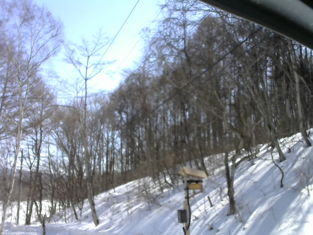 長野県菅平高原 ゆたか山荘 温度計 2026/02/22 11:15