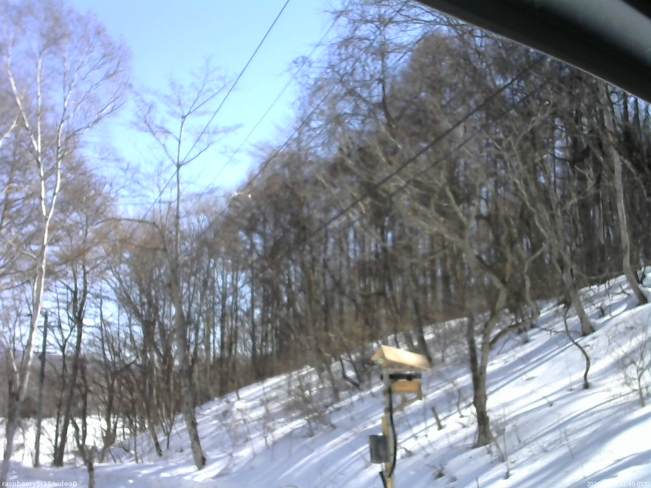 長野県菅平高原 ゆたか山荘 温度計 2026/02/22 12:45