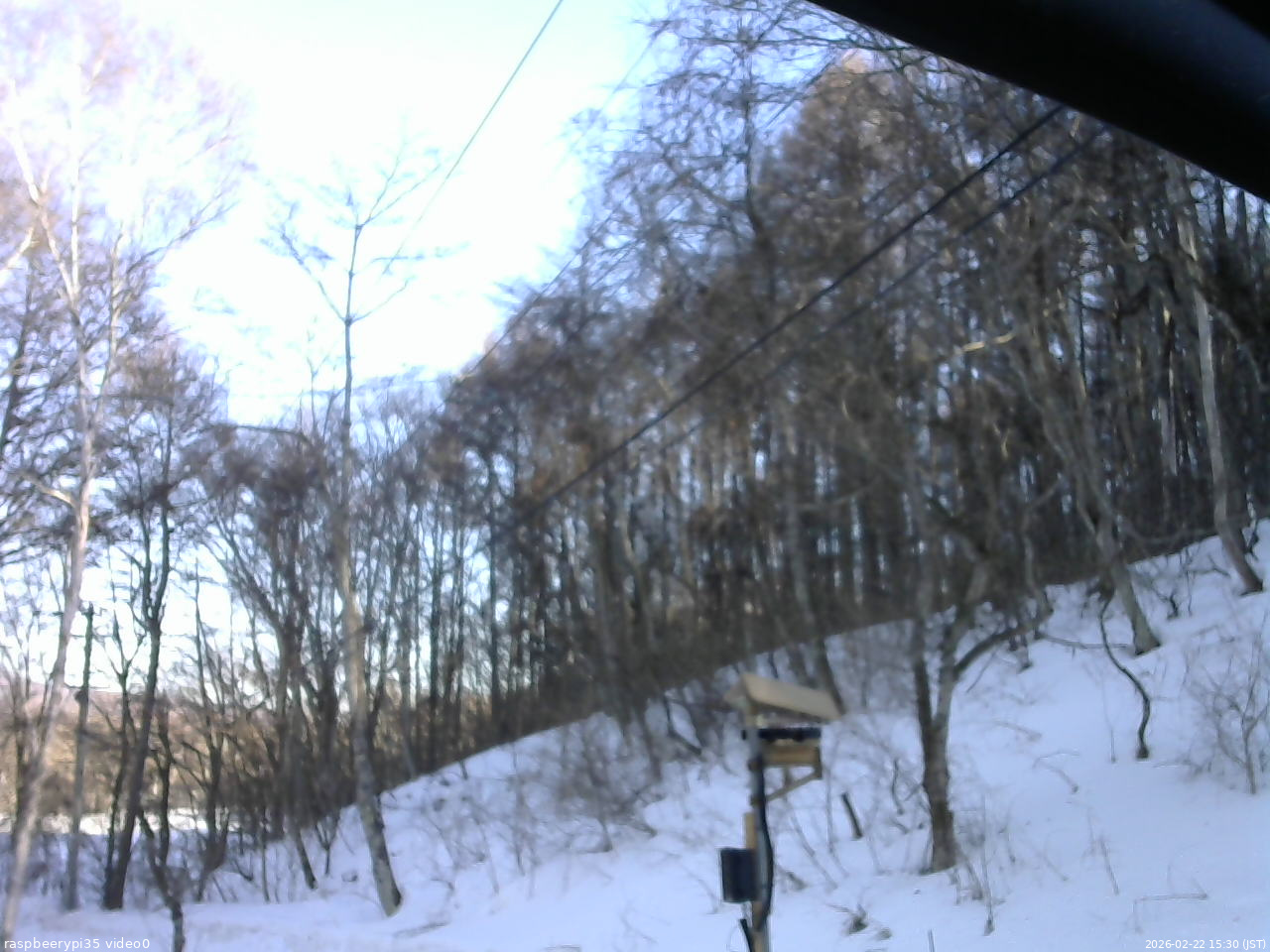 長野県菅平高原 ゆたか山荘 温度計 2026/02/22 15:30