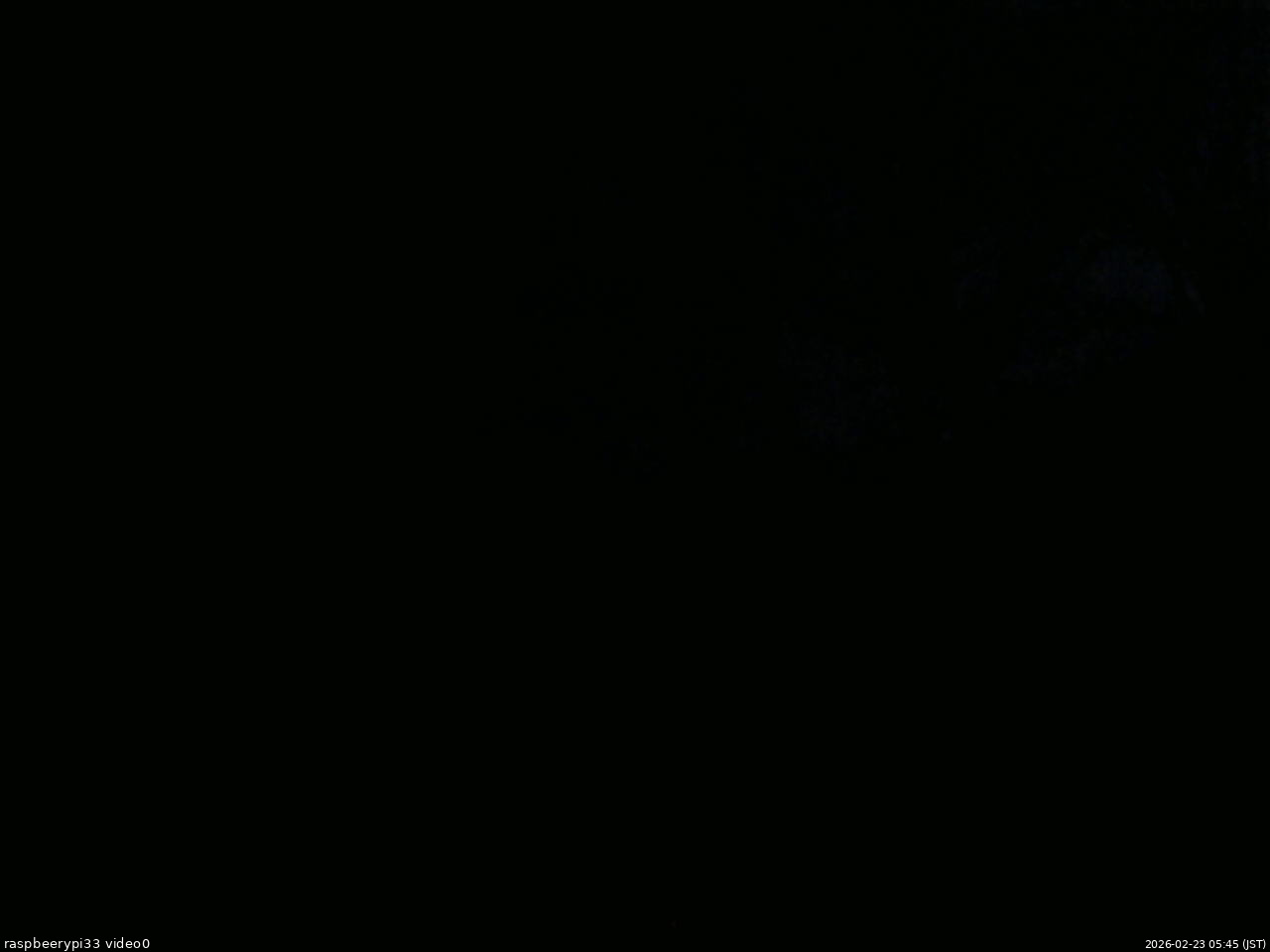 長野県菅平高原 ゆたか山荘 北側 2026/02/23 05:45