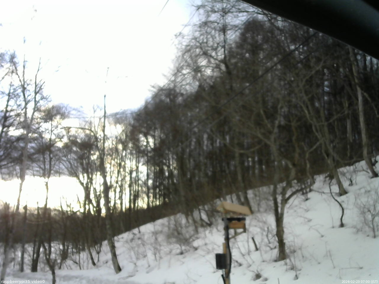 長野県菅平高原 ゆたか山荘 温度計 2026/02/23 07:00