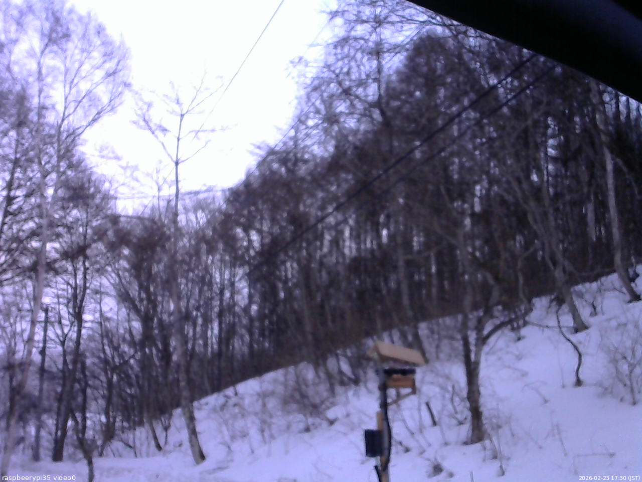 長野県菅平高原 ゆたか山荘 温度計 2026/02/23 17:30
