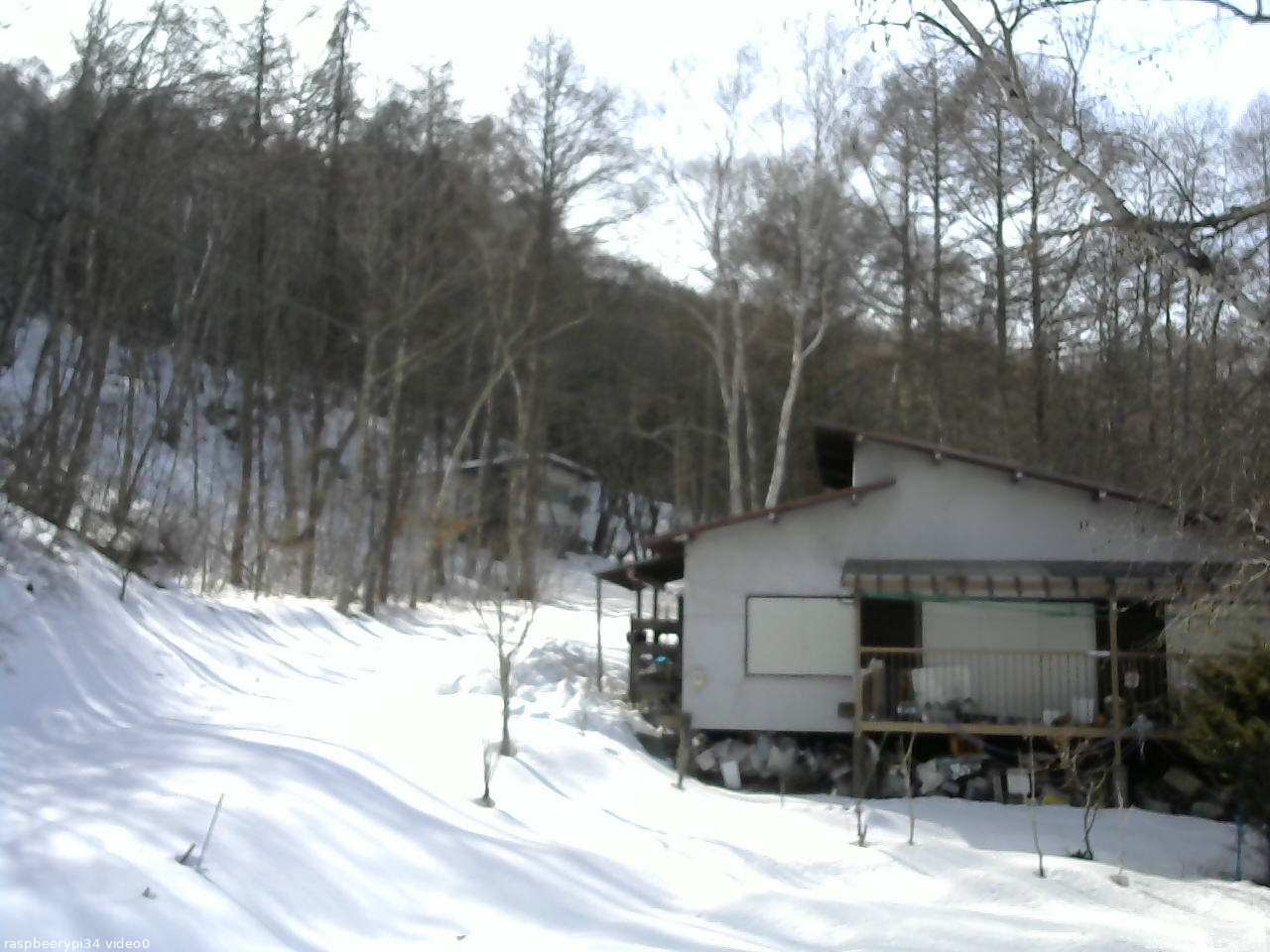 長野県菅平高原 ゆたか山荘 西側(坂上) 2026/02/24 14:30
