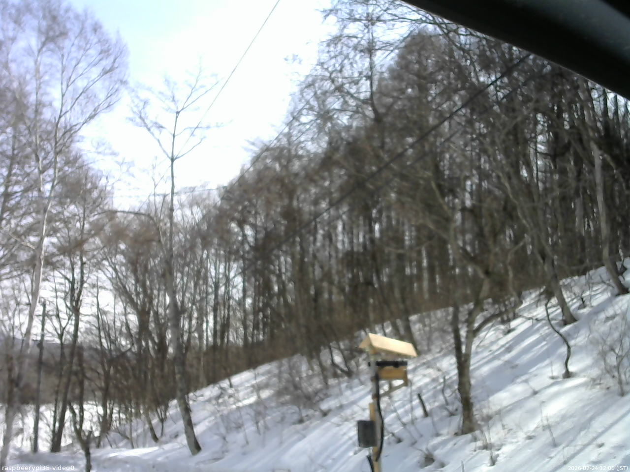 長野県菅平高原 ゆたか山荘 温度計 2026/02/24 12:00