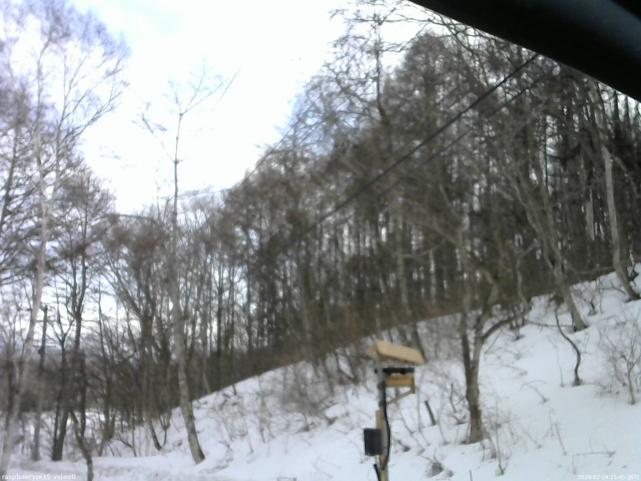 長野県菅平高原 ゆたか山荘 温度計 2026/02/24 15:45