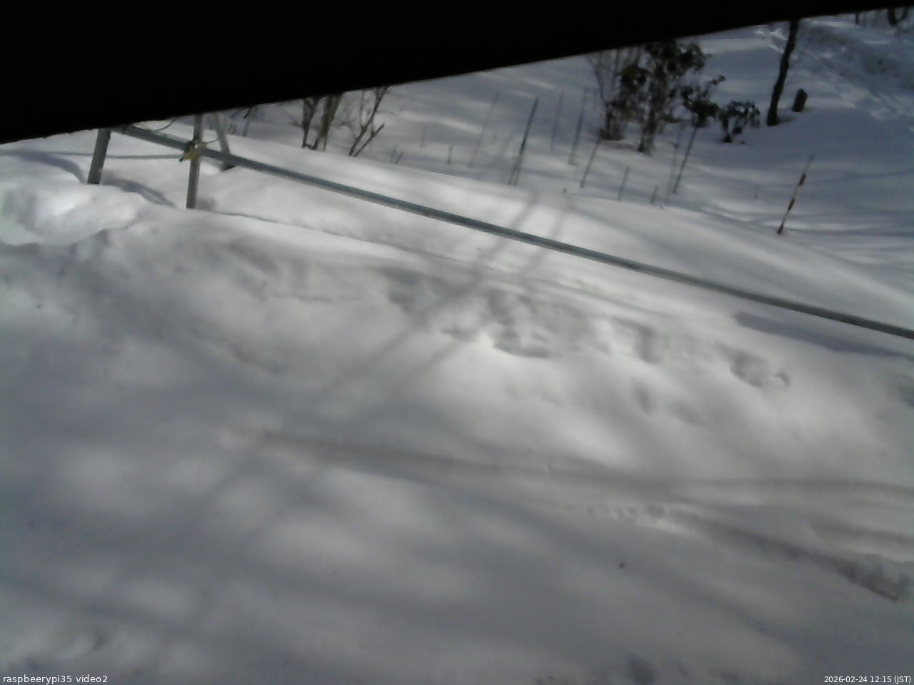 長野県菅平高原 ゆたか山荘 駐車場 2026/02/24 12:15