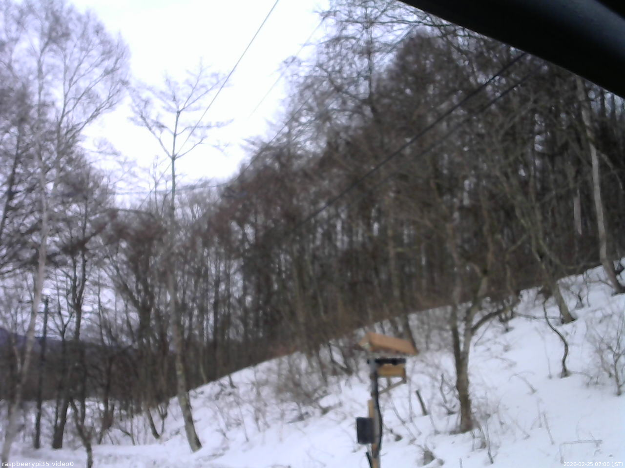 長野県菅平高原 ゆたか山荘 温度計 2026/02/25 07:00
