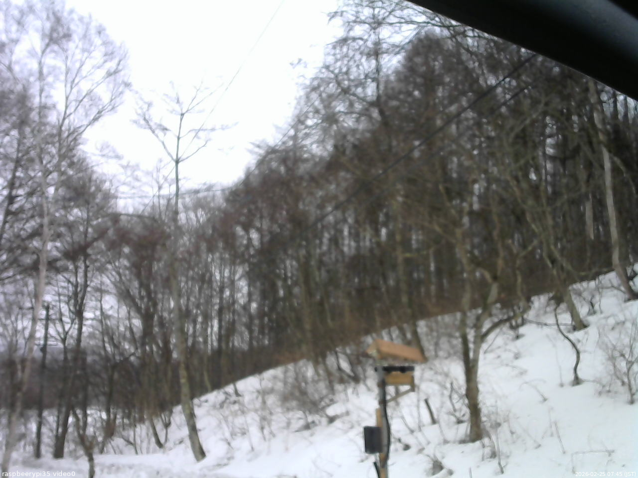 長野県菅平高原 ゆたか山荘 温度計 2026/02/25 07:45