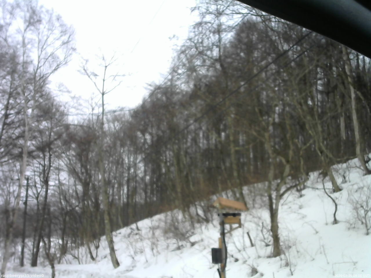 長野県菅平高原 ゆたか山荘 温度計 2026/02/25 08:00