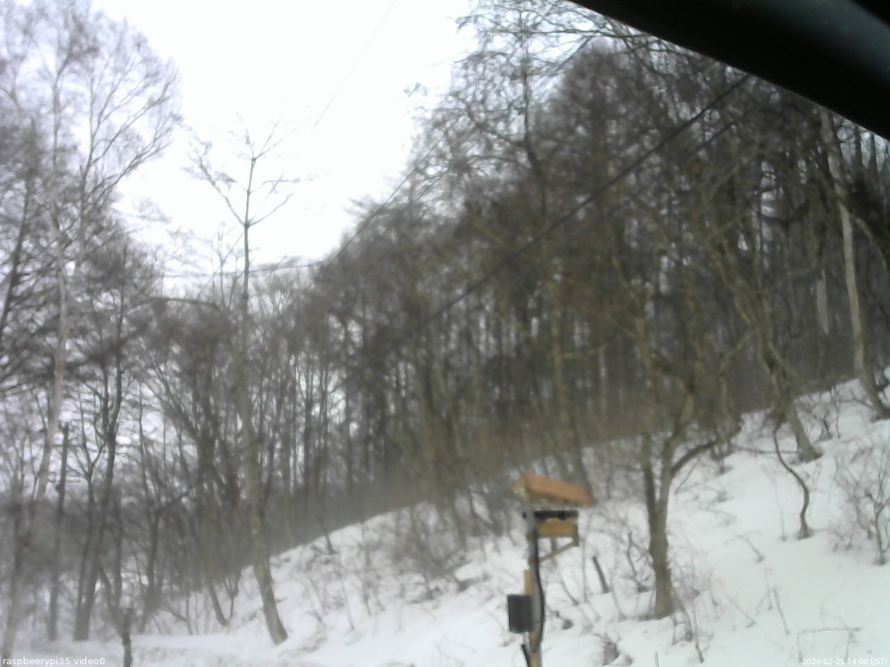 長野県菅平高原 ゆたか山荘 温度計 2026/02/25 14:00