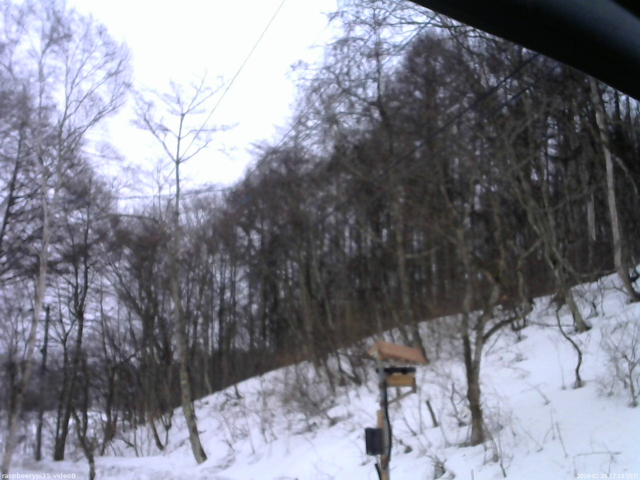 長野県菅平高原 ゆたか山荘 温度計 2026/02/25 17:15