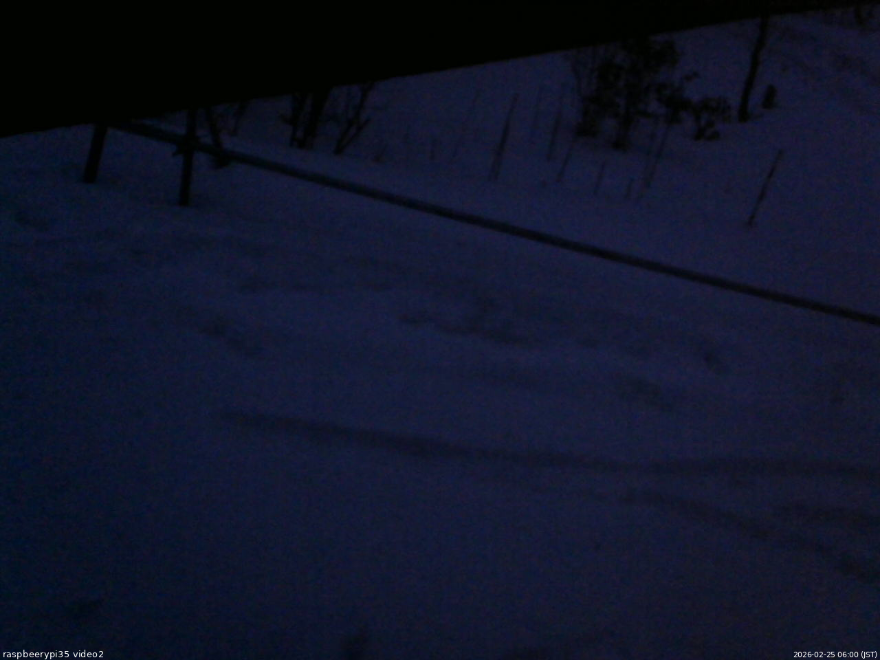 長野県菅平高原 ゆたか山荘 駐車場 2026/02/25 06:00