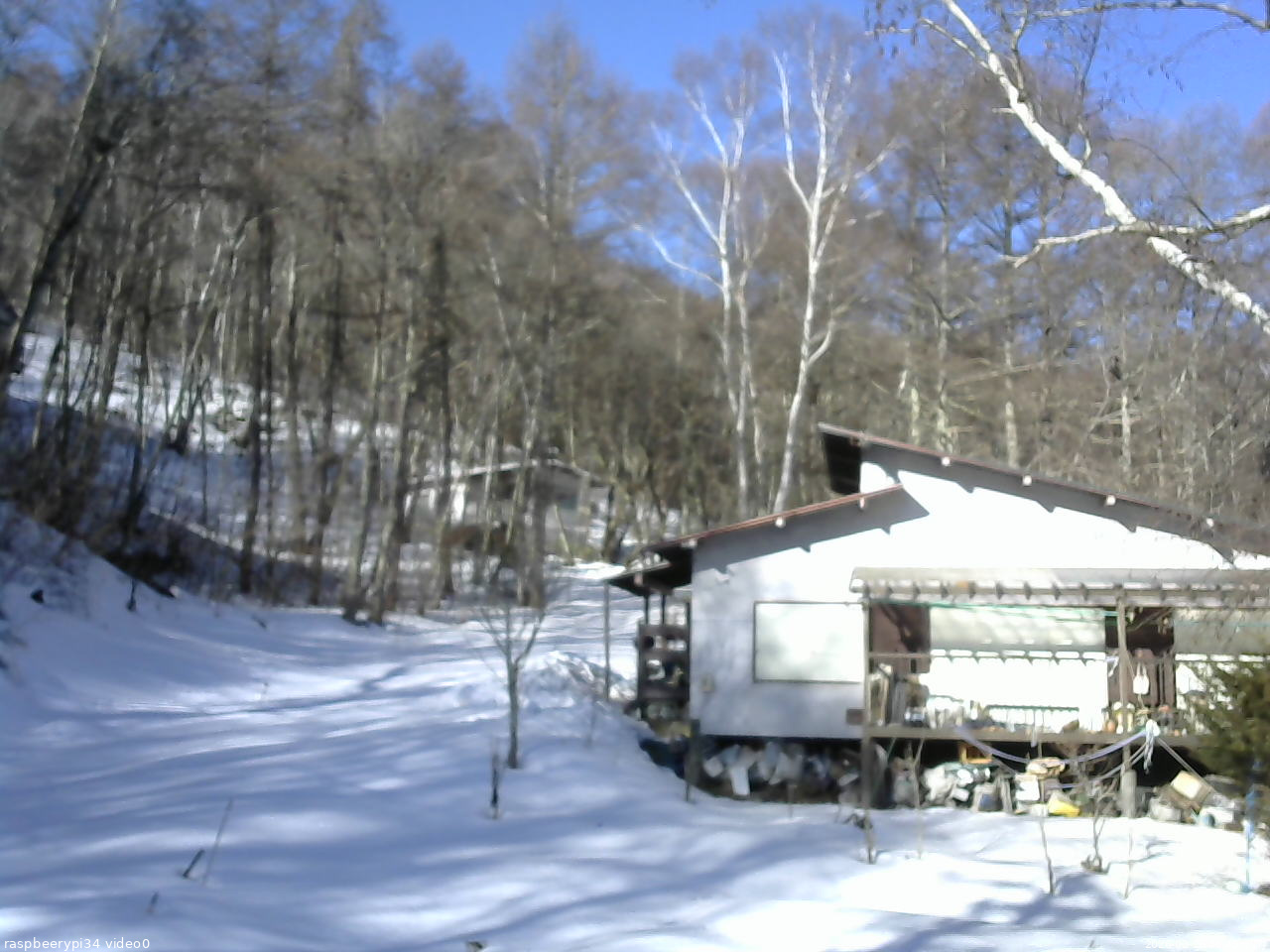 長野県菅平高原 ゆたか山荘 西側(坂上) 2026/02/26 08:45