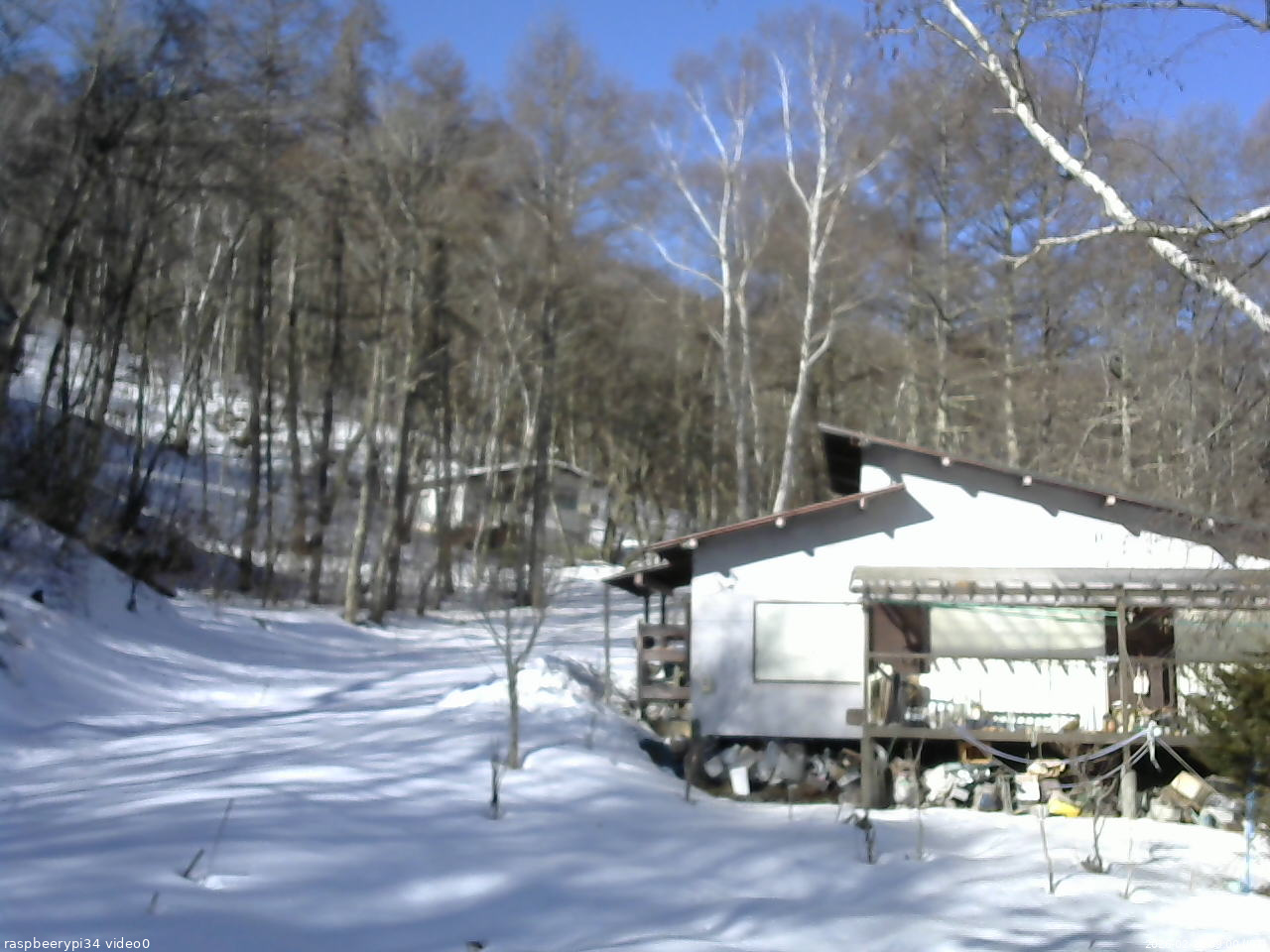 長野県菅平高原 ゆたか山荘 西側(坂上) 2026/02/26 09:00