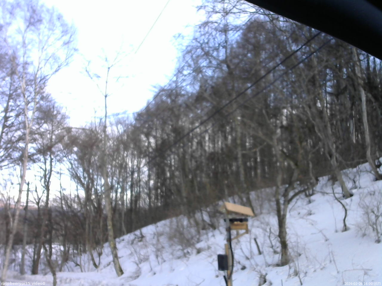 長野県菅平高原 ゆたか山荘 温度計 2026/02/26 16:00