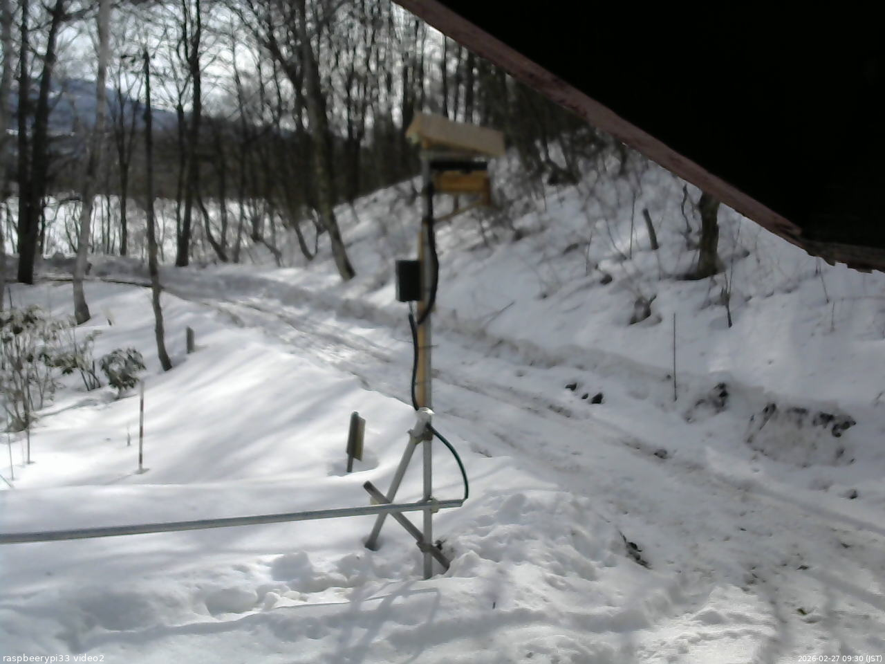 長野県菅平高原 ゆたか山荘 南側 2026/02/27 09:30