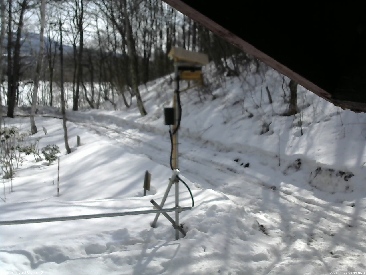 長野県菅平高原 ゆたか山荘 南側 2026/02/27 09:45