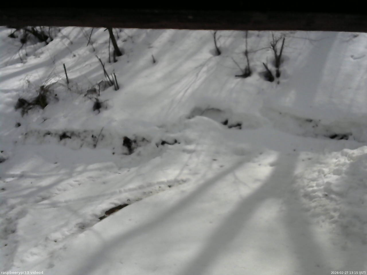 長野県菅平高原 ゆたか山荘 東側(坂下) 2026/02/27 13:15
