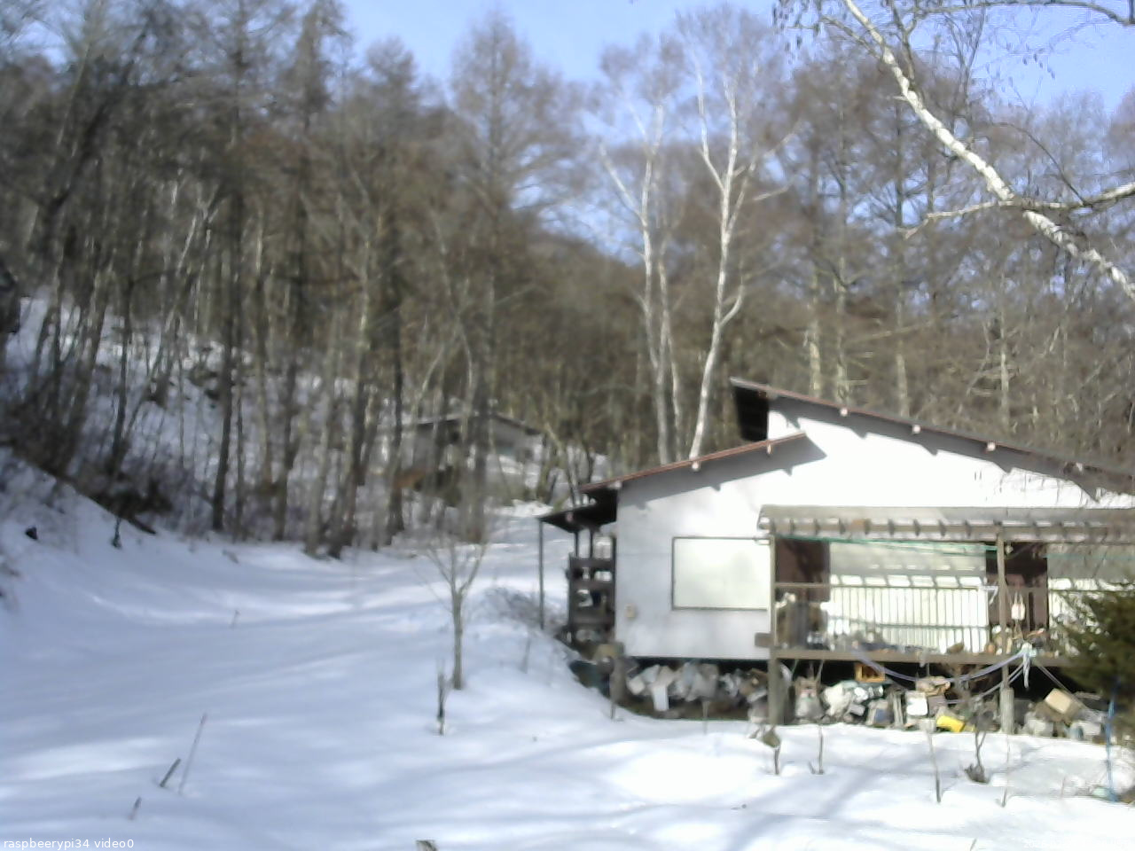 長野県菅平高原 ゆたか山荘 西側(坂上) 2026/02/27 08:30